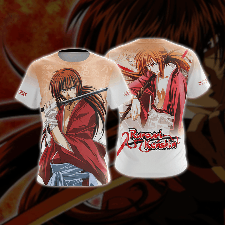 Rurouni Kenshin New Version Unisex 3D T-shirt