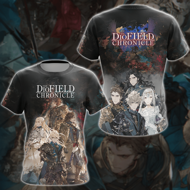 The DioField Chronicle Video Game 3D All Over Print T-shirt Tank Top Zip Hoodie Pullover Hoodie Hawaiian Shirt Beach Shorts Jogger