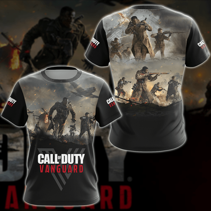 Call of Duty: Vanguard Video Game 3D All Over Print T-shirt Tank Top Zip Hoodie Pullover Hoodie Hawaiian Shirt Beach Shorts Jogger