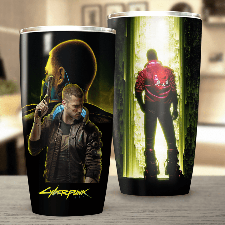 Cyberpunk 2077 Video Game Insulated Stainless Steel Tumbler 20oz / 30oz