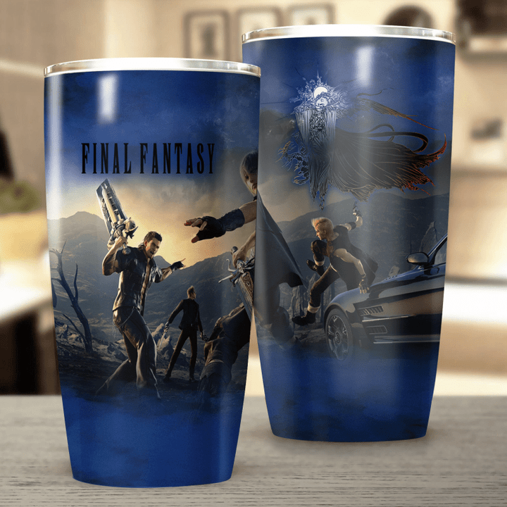 Final Fantasy XV Video Game Insulated Stainless Steel Tumbler 20oz / 30oz