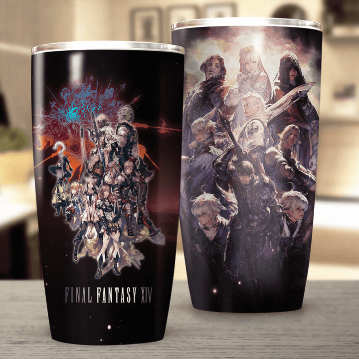 Final Fantasy XIV Video Game Insulated Stainless Steel Tumbler 20oz / 30oz