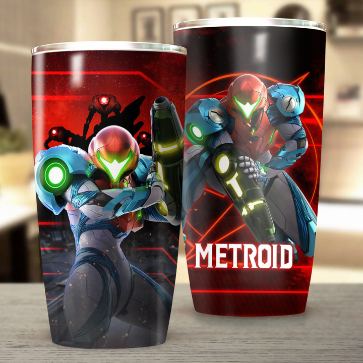 Metroid Video Game Insulated Stainless Steel Tumbler 20oz / 30oz