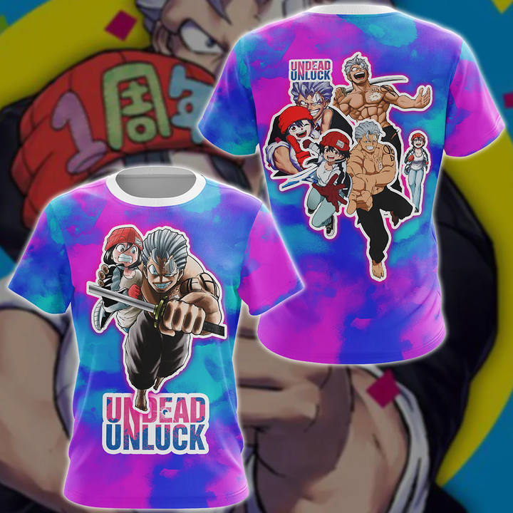 Undead Unluck Anime Anime Manga 3D All Over Printed T-shirt Tank Top Zip Hoodie Pullover Hoodie Hawaiian Shirt Beach Shorts Jogger
