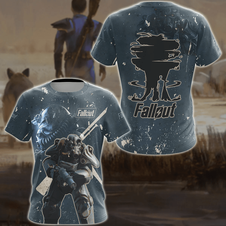 Fallout 4 Video Game 3D All Over Printed T-shirt Tank Top Zip Hoodie Pullover Hoodie Hawaiian Shirt Beach Shorts Jogger