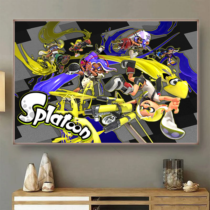 Splatoon Video Game Canvas & Poster