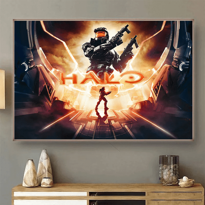 Halo Video Game Canvas & Poster