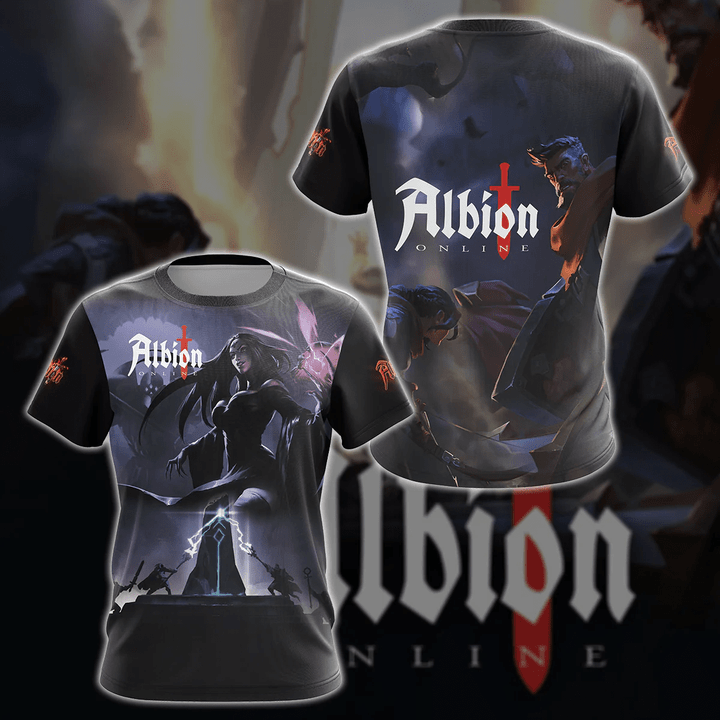 Albion Online Video Game 3D All Over Printed T-shirt Tank Top Zip Hoodie Pullover Hoodie Hawaiian Shirt Beach Shorts Jogger