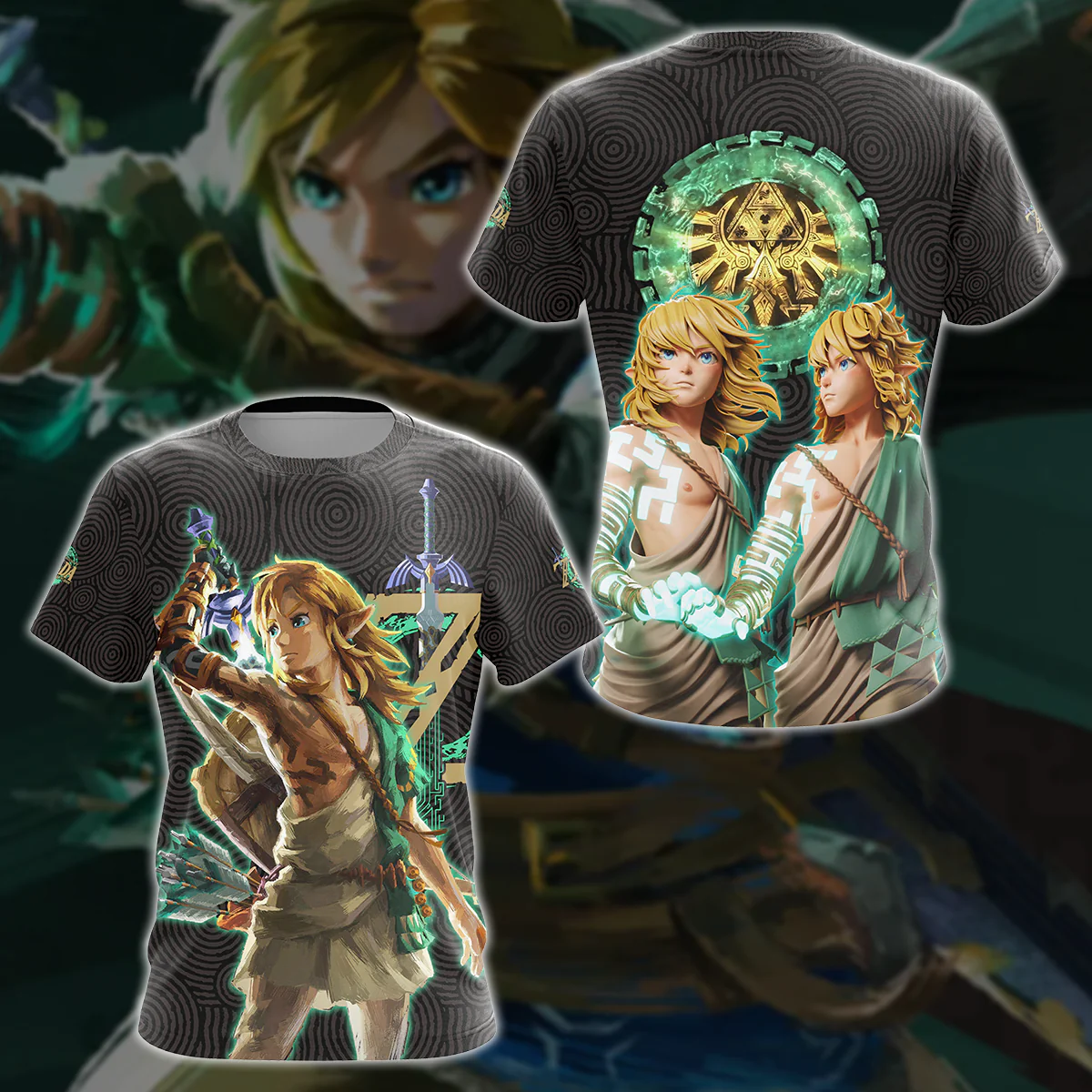 The Legend of Zelda: Tears of the Kingdom Video Game 3D All Over Printed T-shirt Tank Top Zip Hoodie Pullover Hoodie Hawaiian Shirt Beach Shorts Jogger