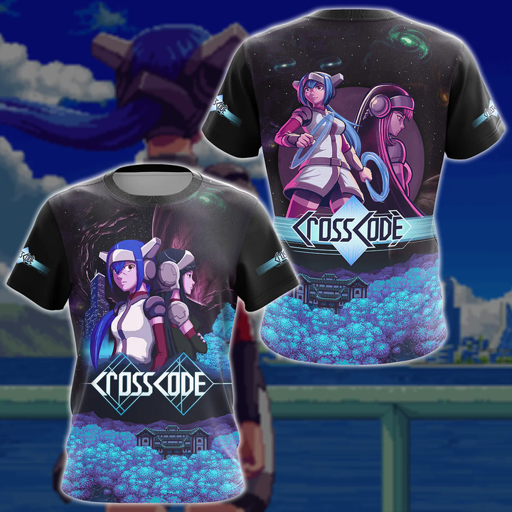 CrossCode Video Game 3D All Over Printed T-shirt Tank Top Zip Hoodie Pullover Hoodie Hawaiian Shirt Beach Shorts Jogger