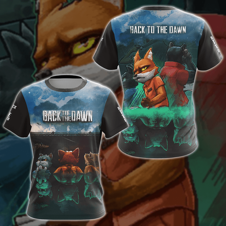 Back to the Dawn Video Game 3D All Over Printed T-shirt Tank Top Zip Hoodie Pullover Hoodie Hawaiian Shirt Beach Shorts Jogger