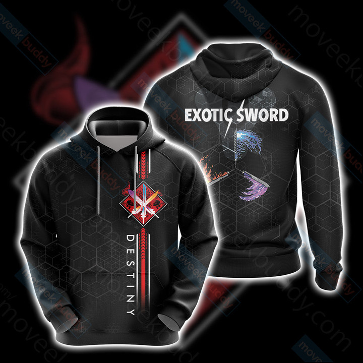 Destiny Exotic Swords Unisex 3D Hoodie S