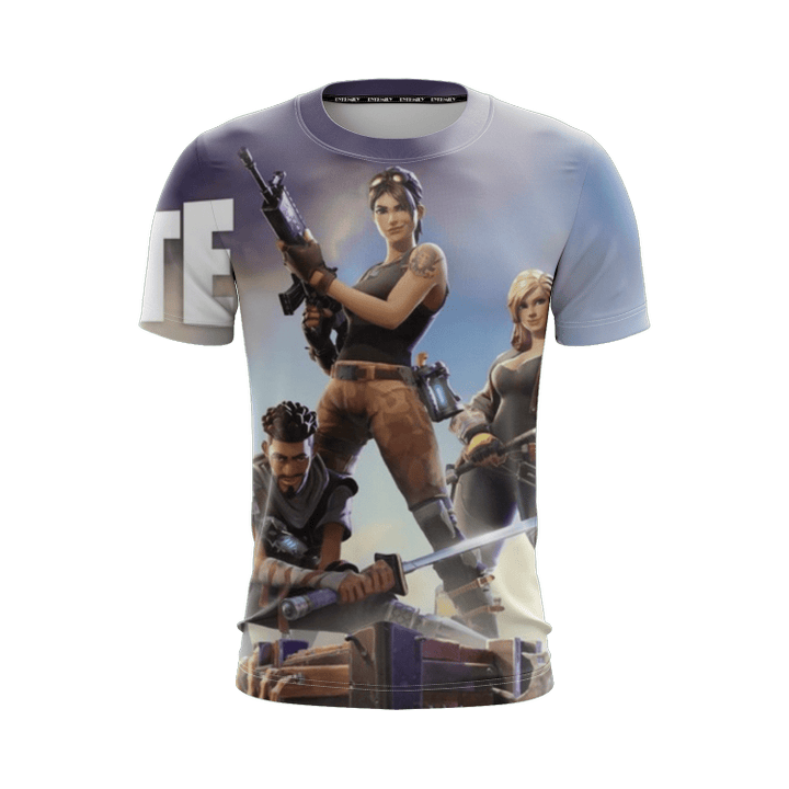 Fortnite Battle Royale Unisex 3D T-shirt S