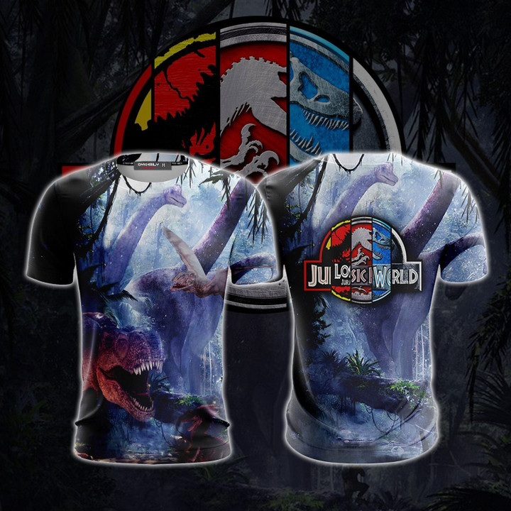 Jurassic World Unisex 3D T-shirt S