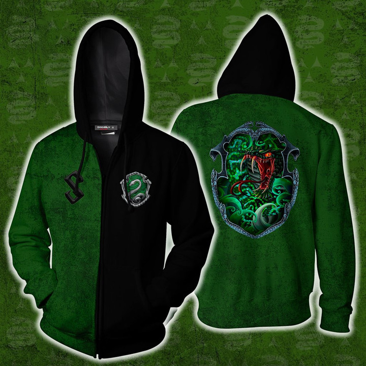 A Slytherin Would Kill For You Harry Potter Zip Up Hoodie