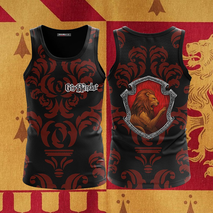Brave Like A Gryffindor Harry Potter New Collection Harry Potter 3D Tank Top