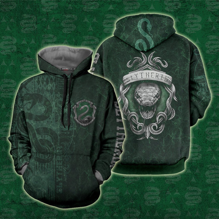 The Cunning Slytherin Harry Potter New 3D Hoodie S
