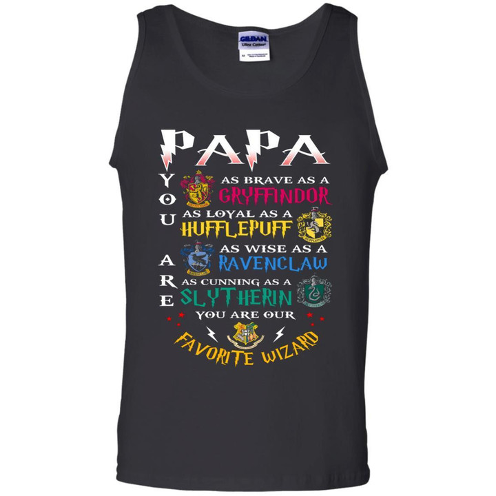 Papa Our  Favorite Wizard Harry Potter Fan T-shirt Black S