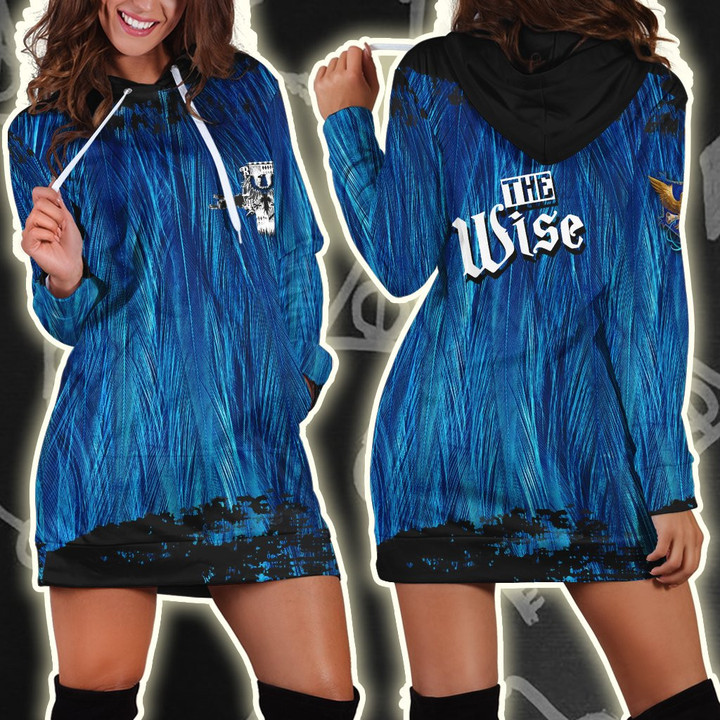 The Wise Ravenclaw Harry Potter 3D Hoodie Dress XS