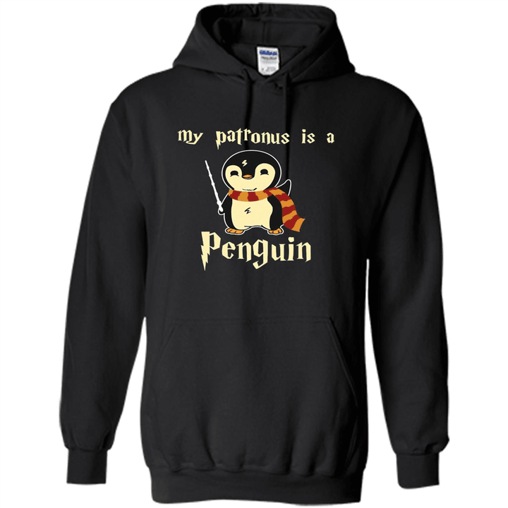 Penguin T-Shirt My Patronus Is A Penguin Hot 2017 T-Shirt Black S