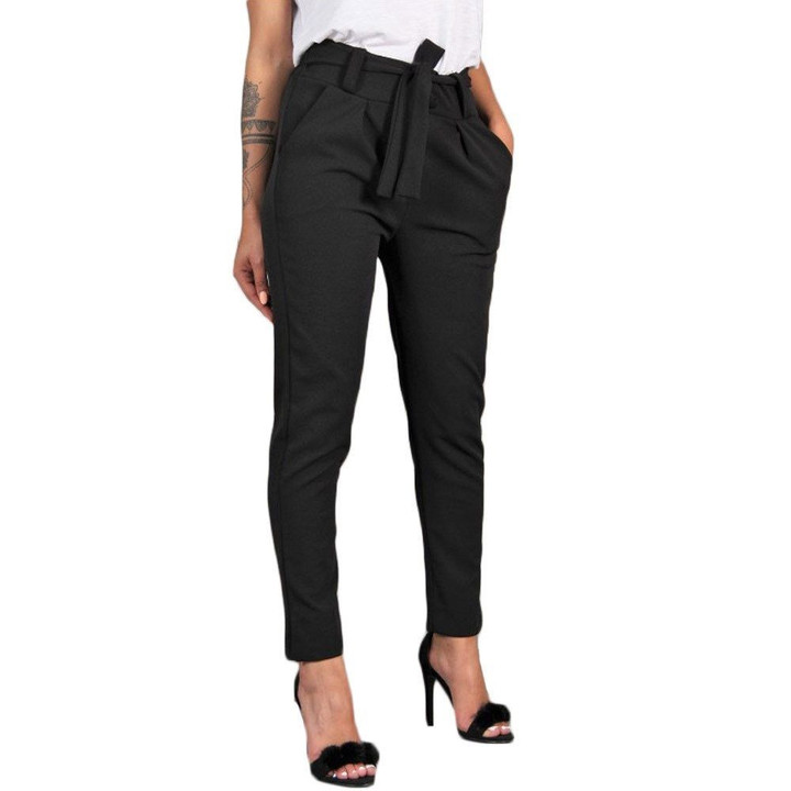 high waist Casual plus size pant