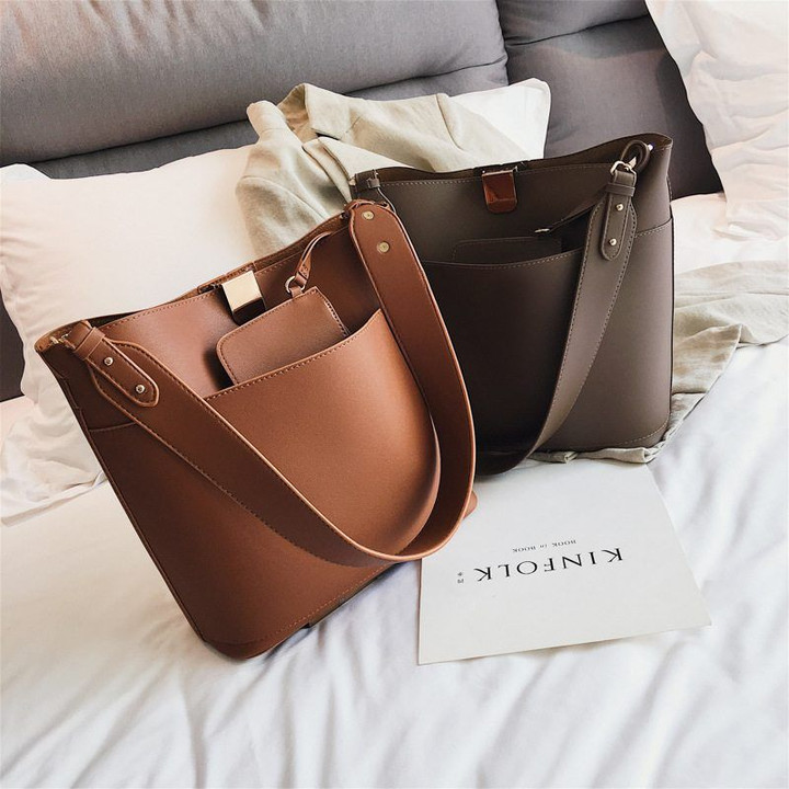 Simple Pu Leather Handbags