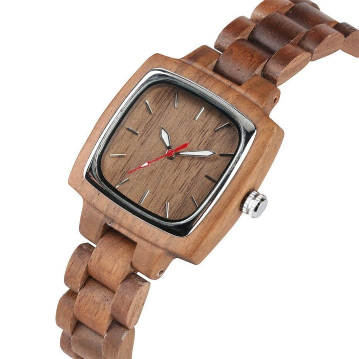 Coffee Brown Full Wooden Watch