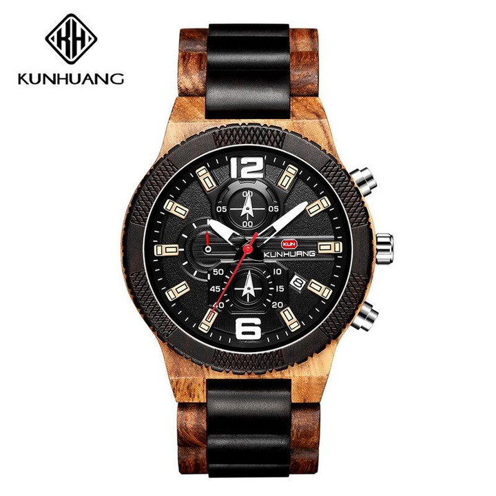 Wood Watch Luxury Stylish Military Wood Watch
