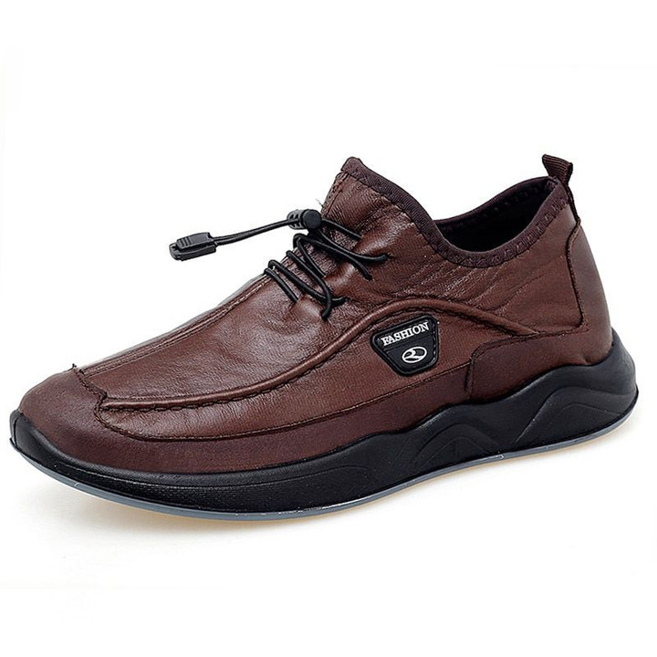 Leather Casual Business Black Driving sneakers & shoes