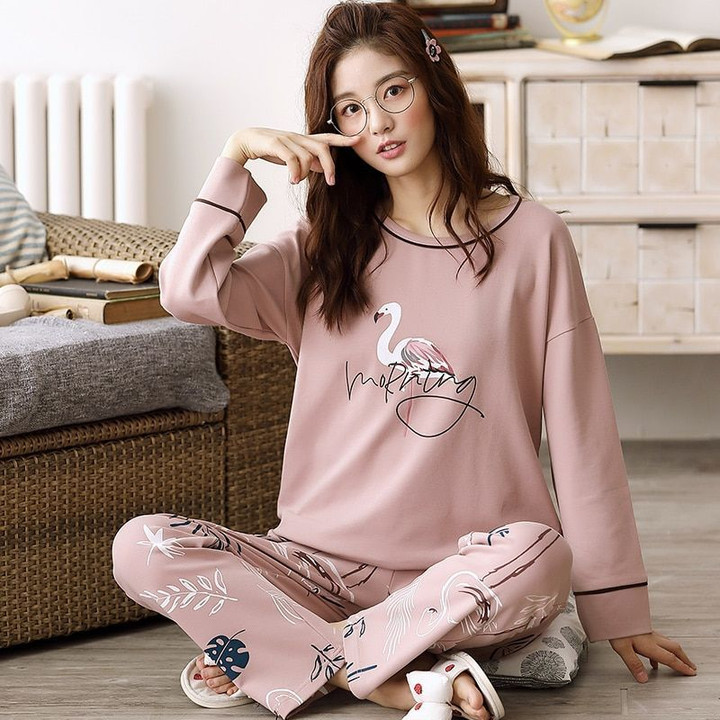 Pajamas Sets Cute Animal Girls suit Home Clothes Larger sleepwear