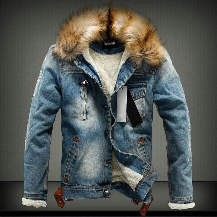 Light Blue Jean Outerwear Coats Denim Jackets