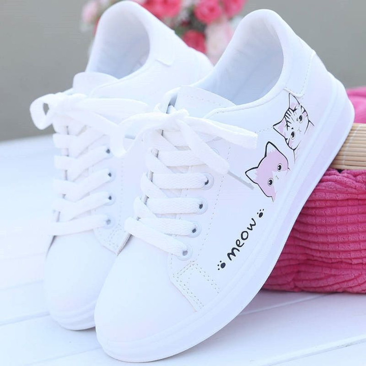 Fashion Lace-up Casual Shoes Printed sneakers & shoes