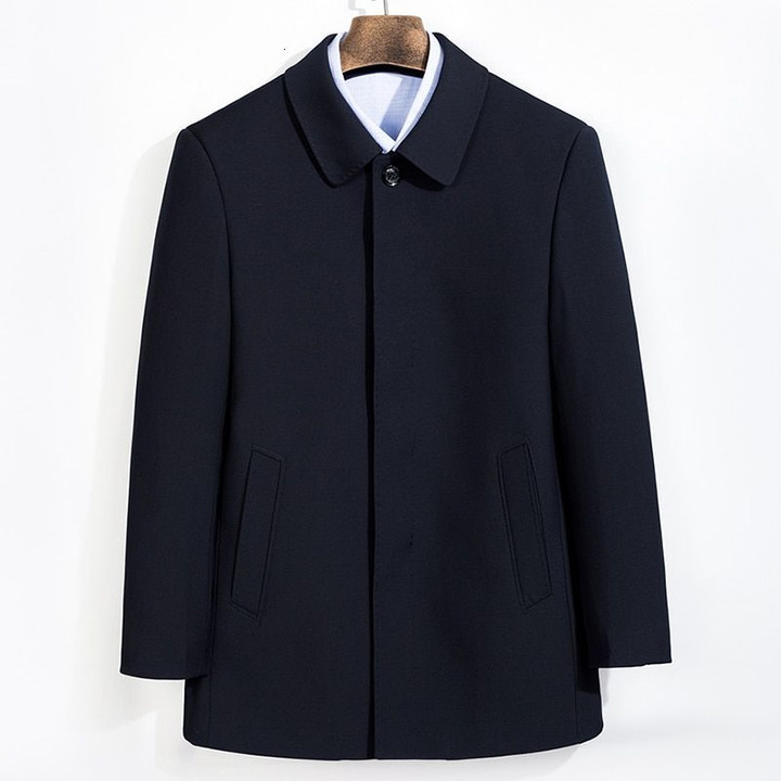 Jacket Thickening Slim Fit Outerwear Warm Overcoat Coats