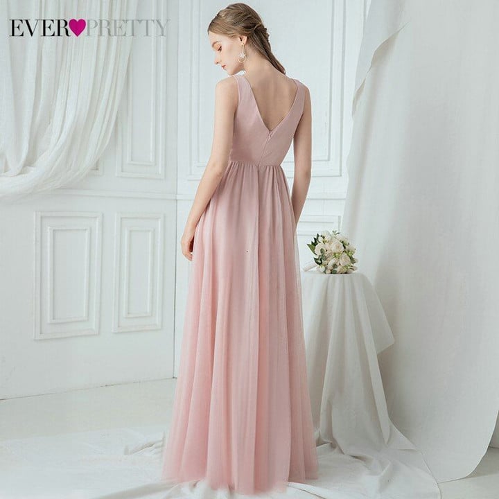 Pink Bridesmaid Dress Ever Pretty A-Line floral dresses