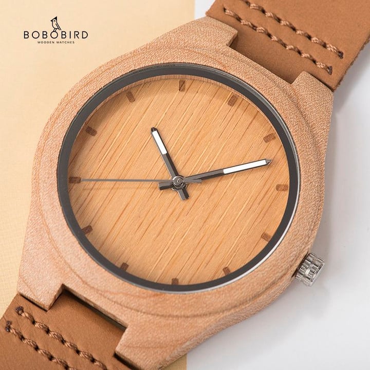 Minimalist Design Maple Wooden wood watch