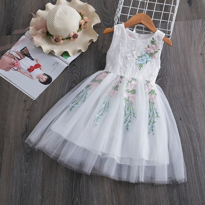 Girls Clothing Fashion Style Cartoon Printed mini dresses