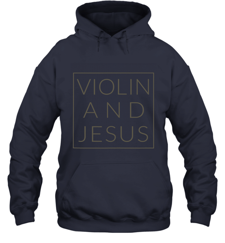 Violin and Jesus Christian Musician, Violinist Music Tank Top Unisex Hoodie