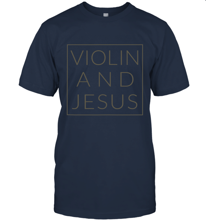 Violin and Jesus Christian Musician, Violinist Music Tank Top Unisex T-Shirt