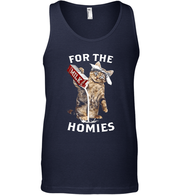 Cat For The Homies Black Tank Top