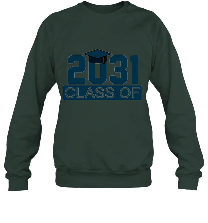 Class of 2031 Grow With Me Unisex Crewneck Sweatshirt
