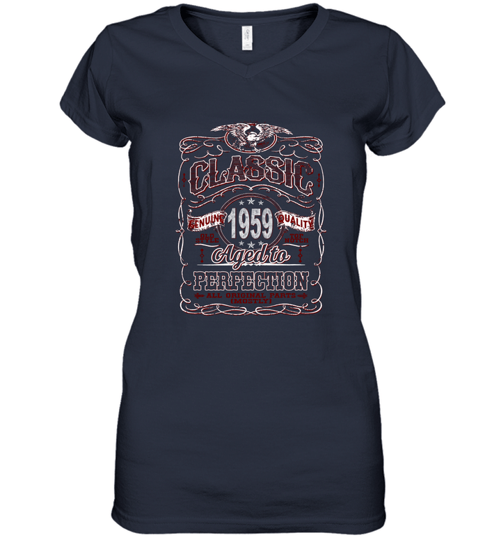 Classic 1959 Aged to Perfection Women V-Neck