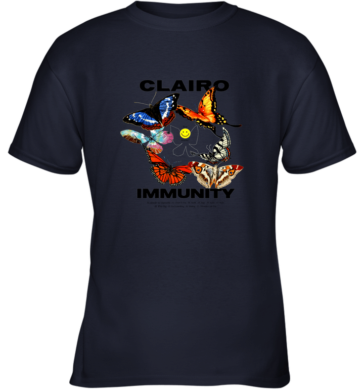Clairo Immunity Butterfly Live Music Youth T-Shirt