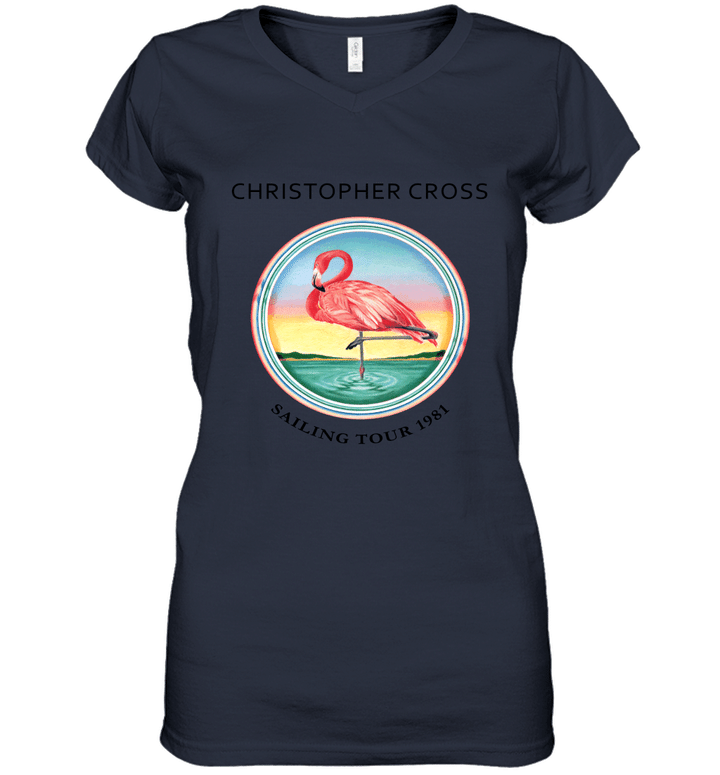 Christopher Cross Sailing Tour Women V-Neck