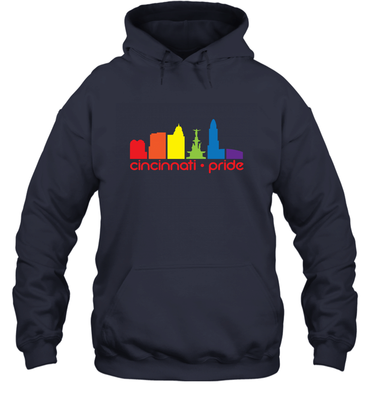 Cincinnati Gay Pride Shirt  Ohio LGBT Shirts Unisex Hoodie