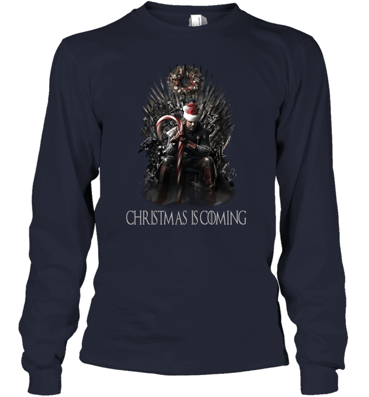 Christmas Is Coming Youth Long Sleeve