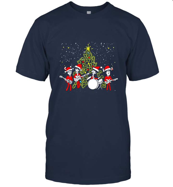 Christmas The Beatles T shirt Funny Santa Music Gift T Shirt Unisex T-Shirt