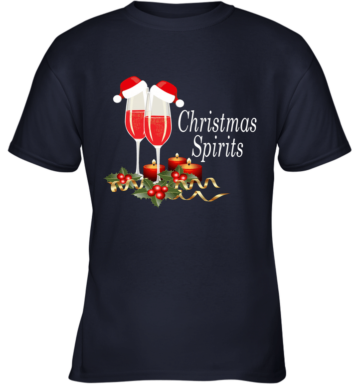 Christmas Spirit Wine Limited Youth T-Shirt