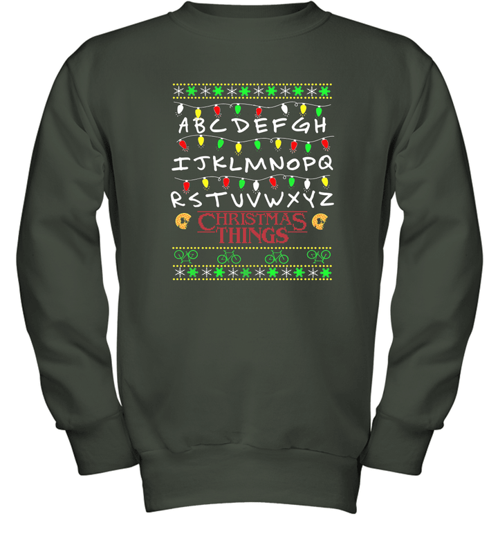 Christmas Thing Ugly Youth Crewneck Sweatshirt