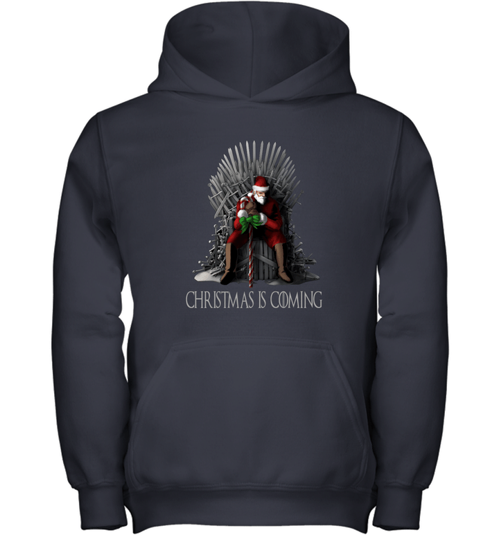 Christmas Is Coming Funny Parody Youth Hoodie