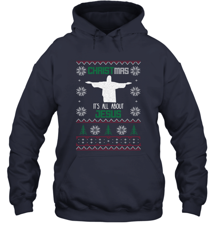 Christmas  It's All About Jesus Unisex Hoodie